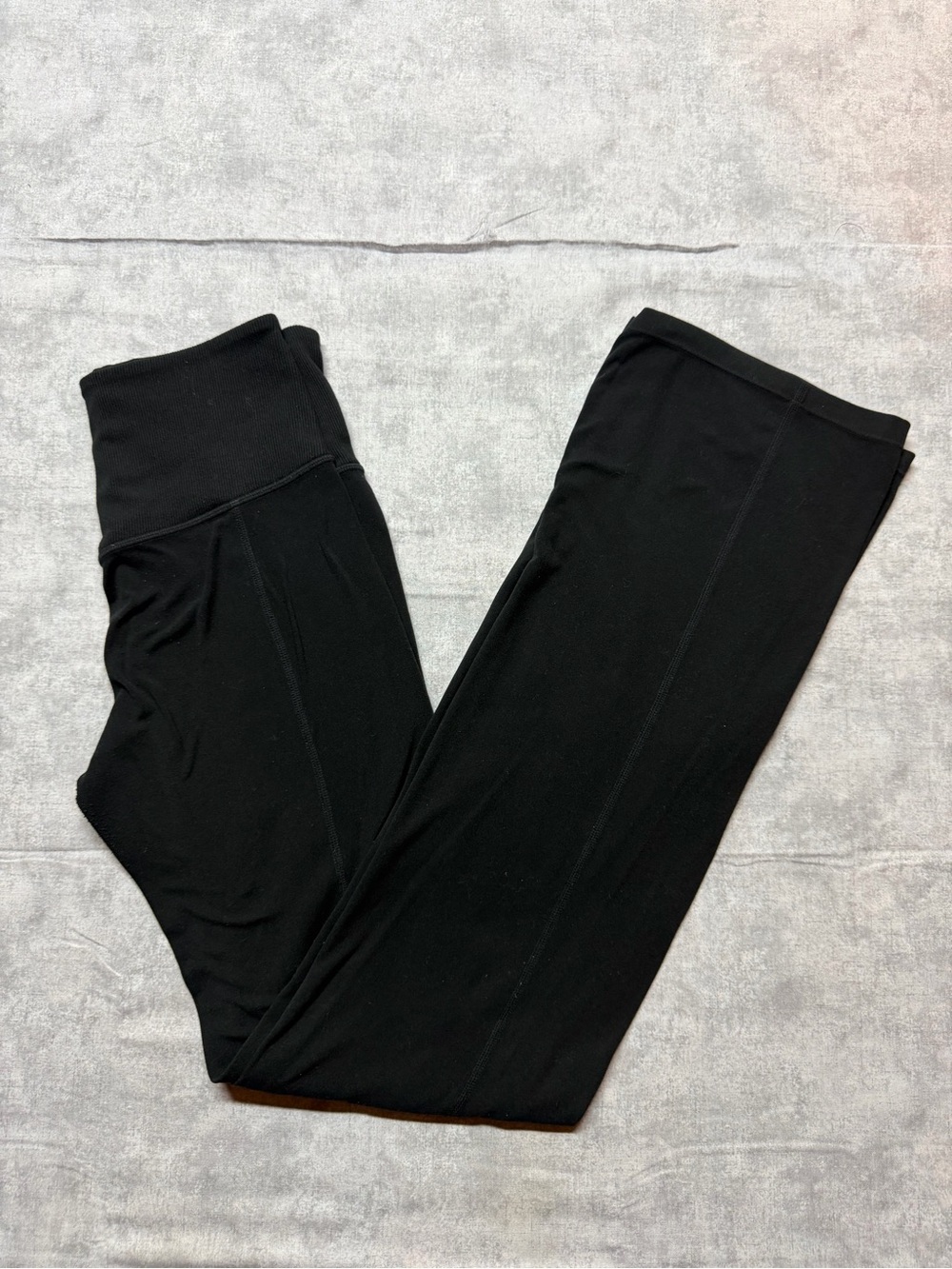 Athleta Women’s Studio Flare Pant Black XS Stretch Knit Pull On